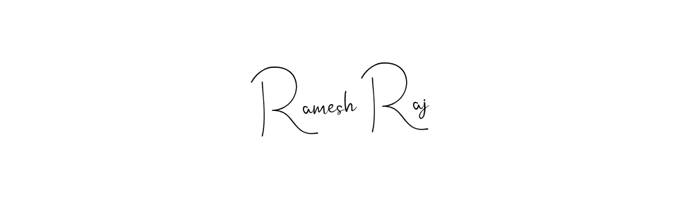 You should practise on your own different ways (Andilay-7BmLP) to write your name (Ramesh Raj) in signature. don't let someone else do it for you. Ramesh Raj signature style 4 images and pictures png