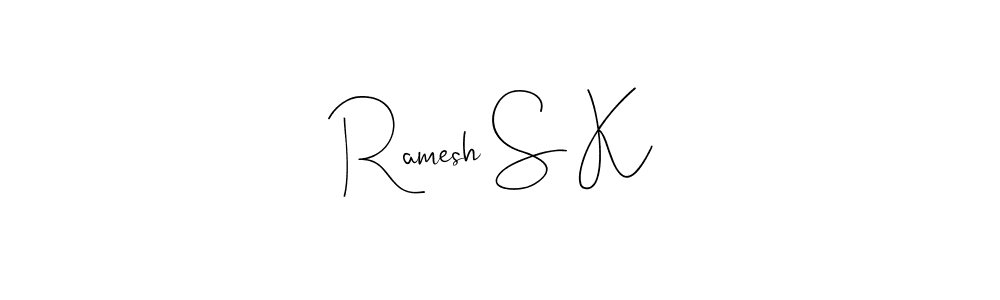 Once you've used our free online signature maker to create your best signature Andilay-7BmLP style, it's time to enjoy all of the benefits that Ramesh S K name signing documents. Ramesh S K signature style 4 images and pictures png