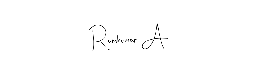 Also You can easily find your signature by using the search form. We will create Ramkumar A name handwritten signature images for you free of cost using Andilay-7BmLP sign style. Ramkumar A signature style 4 images and pictures png