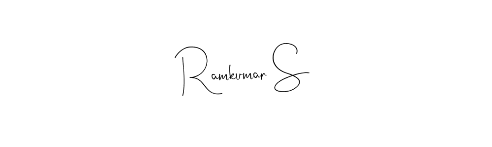 It looks lik you need a new signature style for name Ramkumar S. Design unique handwritten (Andilay-7BmLP) signature with our free signature maker in just a few clicks. Ramkumar S signature style 4 images and pictures png