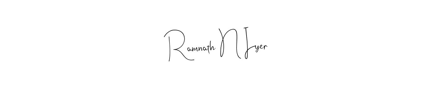 Also You can easily find your signature by using the search form. We will create Ramnath N Iyer name handwritten signature images for you free of cost using Andilay-7BmLP sign style. Ramnath N Iyer signature style 4 images and pictures png