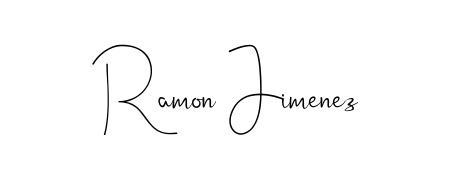 How to make Ramon Jimenez name signature. Use Andilay-7BmLP style for creating short signs online. This is the latest handwritten sign. Ramon Jimenez signature style 4 images and pictures png