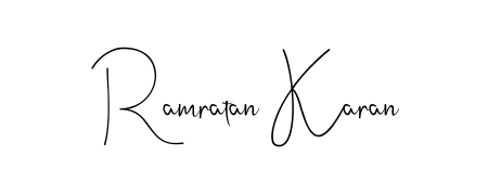 The Andilay-7BmLP signature style provides a bold statement for name Ramratan Karan. Designed for business owners, executives, and leaders. Ramratan Karan signature style 4 images and pictures png