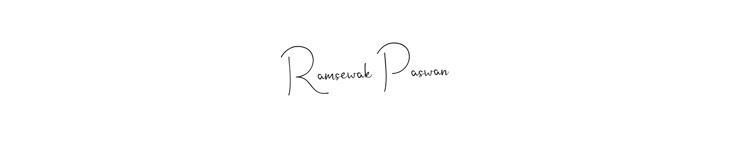 Ramsewak Paswan stylish signature style. Best Handwritten Sign (Andilay-7BmLP) for my name. Handwritten Signature Collection Ideas for my name Ramsewak Paswan. Ramsewak Paswan signature style 4 images and pictures png