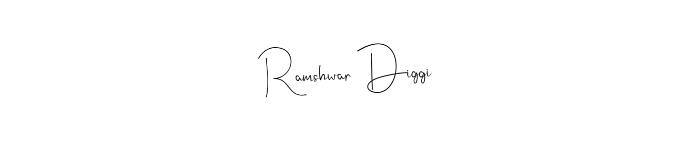 Also we have Ramshwar Diggi name is the best signature style. Create professional handwritten signature collection using Andilay-7BmLP autograph style. Ramshwar Diggi signature style 4 images and pictures png