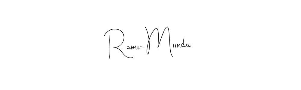 Also You can easily find your signature by using the search form. We will create Ramu Munda name handwritten signature images for you free of cost using Andilay-7BmLP sign style. Ramu Munda signature style 4 images and pictures png