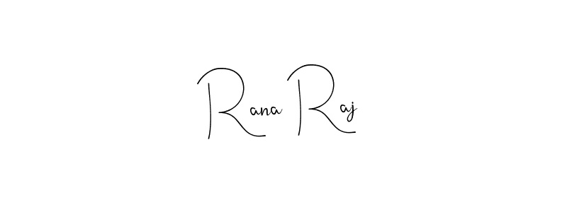 You should practise on your own different ways (Andilay-7BmLP) to write your name (Rana Raj) in signature. don't let someone else do it for you. Rana Raj signature style 4 images and pictures png