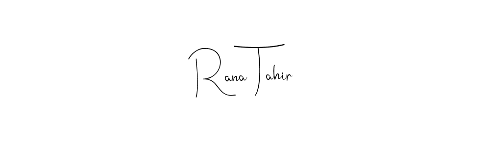 Here are the top 10 professional signature styles for the name Rana Tahir. These are the best autograph styles you can use for your name. Rana Tahir signature style 4 images and pictures png