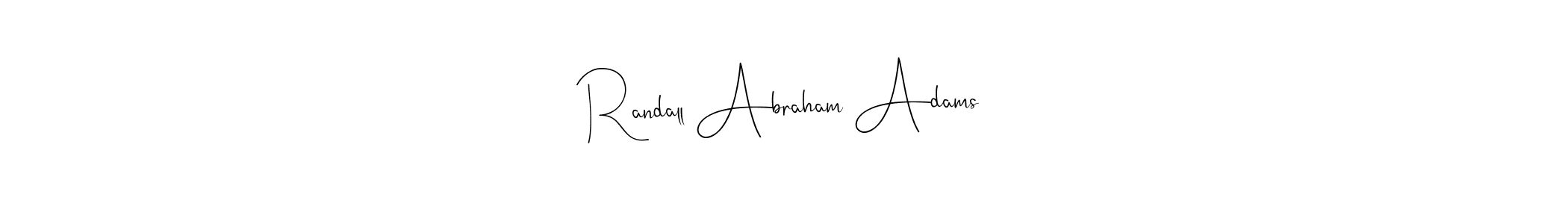 How to make Randall Abraham Adams signature? Andilay-7BmLP is a professional autograph style. Create handwritten signature for Randall Abraham Adams name. Randall Abraham Adams signature style 4 images and pictures png