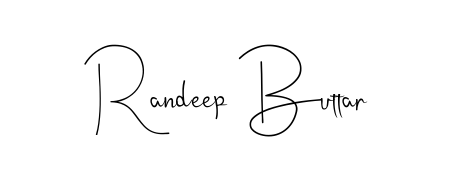 Make a short Randeep Buttar signature style. Manage your documents anywhere anytime using Andilay-7BmLP. Create and add eSignatures, submit forms, share and send files easily. Randeep Buttar signature style 4 images and pictures png