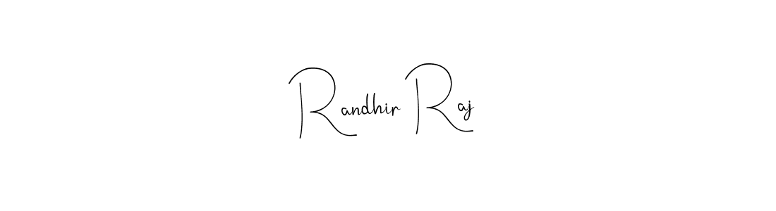 How to make Randhir Raj signature? Andilay-7BmLP is a professional autograph style. Create handwritten signature for Randhir Raj name. Randhir Raj signature style 4 images and pictures png