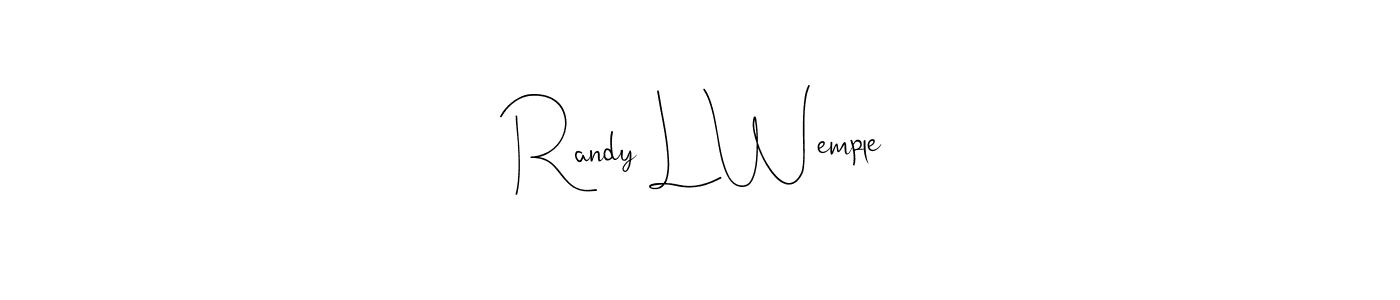 See photos of Randy L Wemple official signature by Spectra . Check more albums & portfolios. Read reviews & check more about Andilay-7BmLP font. Randy L Wemple signature style 4 images and pictures png
