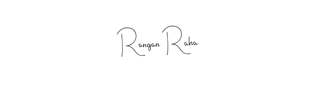 Andilay-7BmLP is a professional signature style that is perfect for those who want to add a touch of class to their signature. It is also a great choice for those who want to make their signature more unique. Get Rangan Raha name to fancy signature for free. Rangan Raha signature style 4 images and pictures png
