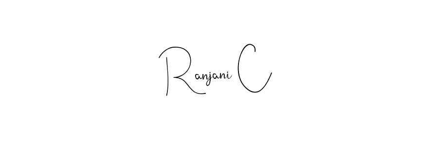 This is the best signature style for the Ranjani C name. Also you like these signature font (Andilay-7BmLP). Mix name signature. Ranjani C signature style 4 images and pictures png