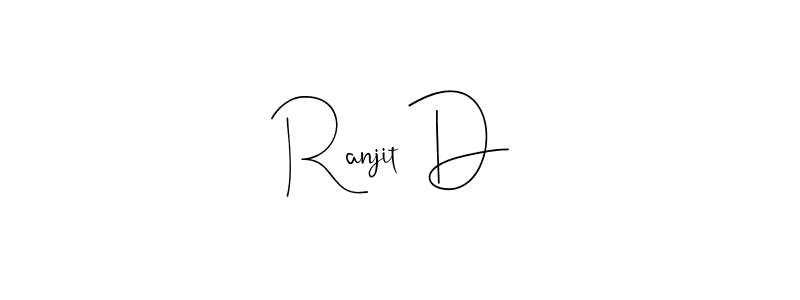 Here are the top 10 professional signature styles for the name Ranjit D. These are the best autograph styles you can use for your name. Ranjit D signature style 4 images and pictures png