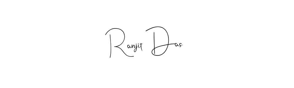 Design your own signature with our free online signature maker. With this signature software, you can create a handwritten (Andilay-7BmLP) signature for name Ranjit Das. Ranjit Das signature style 4 images and pictures png