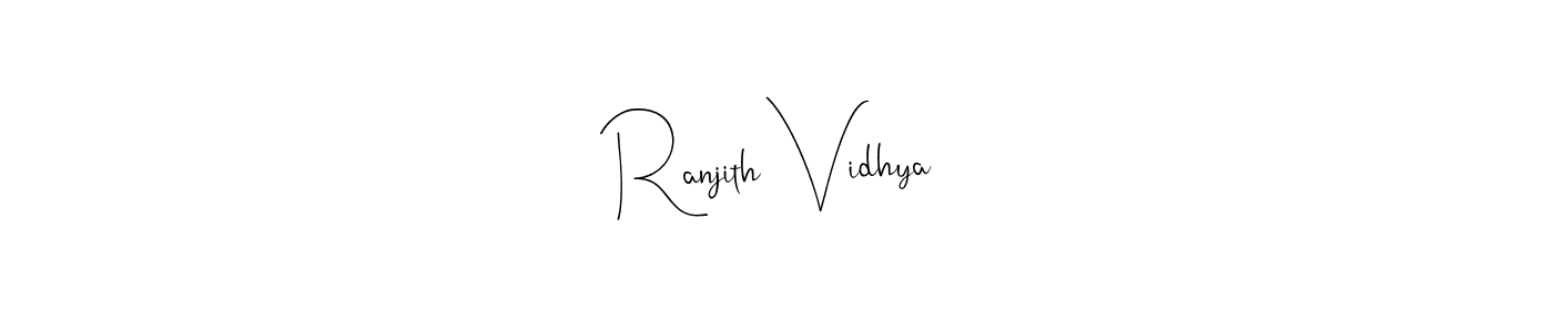 Similarly Andilay-7BmLP is the best handwritten signature design. Signature creator online .You can use it as an online autograph creator for name Ranjith Vidhya. Ranjith Vidhya signature style 4 images and pictures png