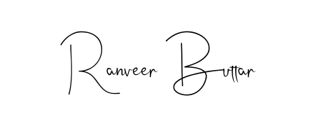 A dynamic signature style for Ranveer Buttar using Andilay-7BmLP script. Designed to look authentic, handwritten, and professional. Ranveer Buttar signature style 4 images and pictures png