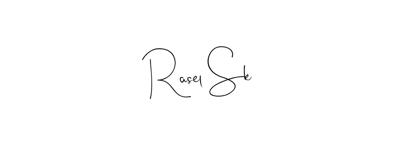 You can use this online signature creator to create a handwritten signature for the name Rasel Sk. This is the best online autograph maker. Rasel Sk signature style 4 images and pictures png