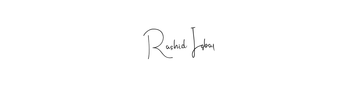 How to Draw Rashid Iqbal signature style? Andilay-7BmLP is a latest design signature styles for name Rashid Iqbal. Rashid Iqbal signature style 4 images and pictures png