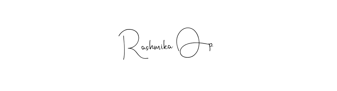 Make a beautiful signature design for name Rashmika Op. Use this online signature maker to create a handwritten signature for free. Rashmika Op signature style 4 images and pictures png