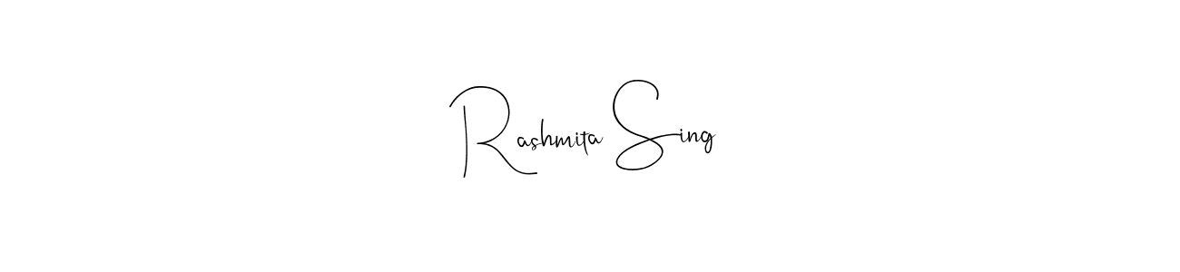 Similarly Andilay-7BmLP is the best handwritten signature design. Signature creator online .You can use it as an online autograph creator for name Rashmita Sing. Rashmita Sing signature style 4 images and pictures png