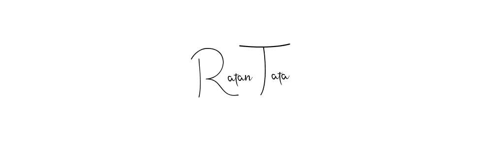 Ratan Tata stylish signature style. Best Handwritten Sign (Andilay-7BmLP) for my name. Handwritten Signature Collection Ideas for my name Ratan Tata. Ratan Tata signature style 4 images and pictures png