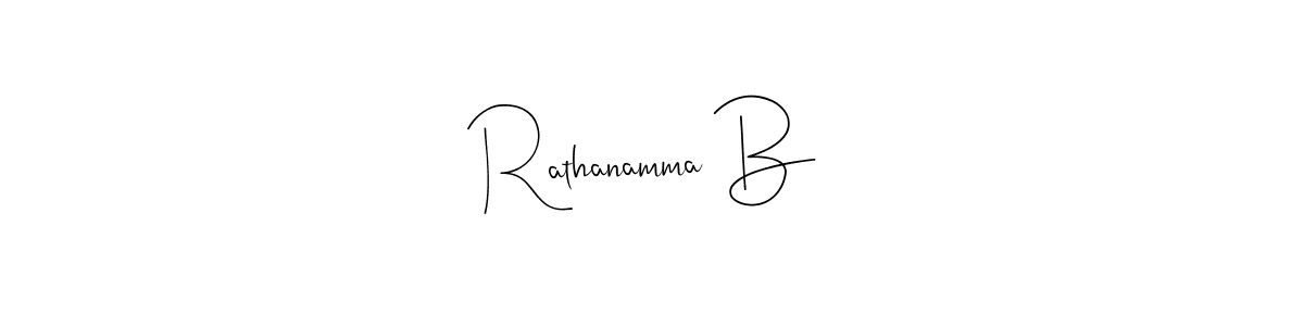 The best way (Andilay-7BmLP) to make a short signature is to pick only two or three words in your name. The name Rathanamma B include a total of six letters. For converting this name. Rathanamma B signature style 4 images and pictures png