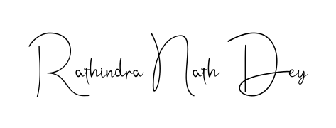 A modern signature idea for name Rathindra Nath Dey using Andilay-7BmLP font. Clean strokes and elegant curves make it stand out instantly. Rathindra Nath Dey signature style 4 images and pictures png