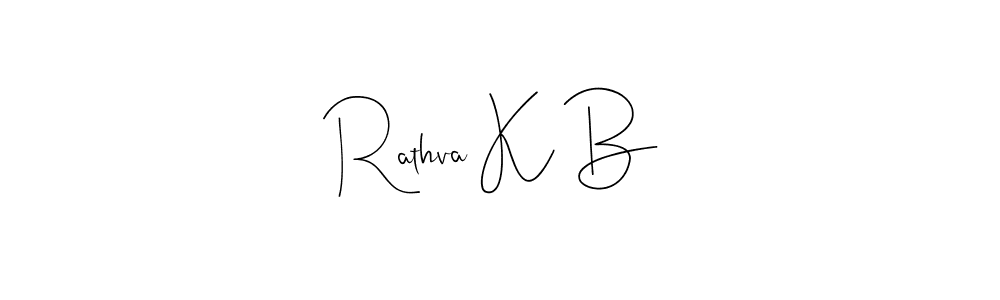 It looks lik you need a new signature style for name Rathva K B. Design unique handwritten (Andilay-7BmLP) signature with our free signature maker in just a few clicks. Rathva K B signature style 4 images and pictures png