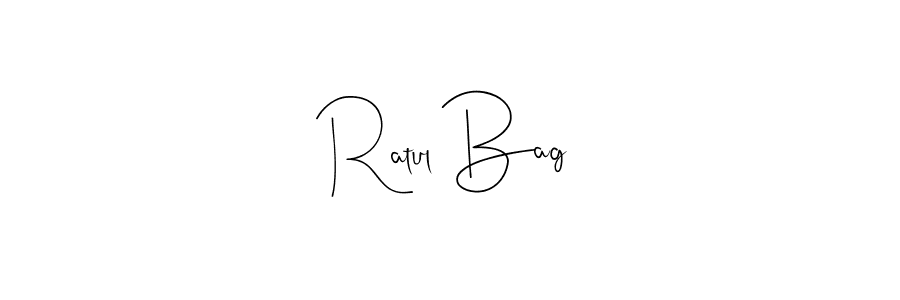 Make a beautiful signature design for name Ratul Bag. With this signature (Andilay-7BmLP) style, you can create a handwritten signature for free. Ratul Bag signature style 4 images and pictures png