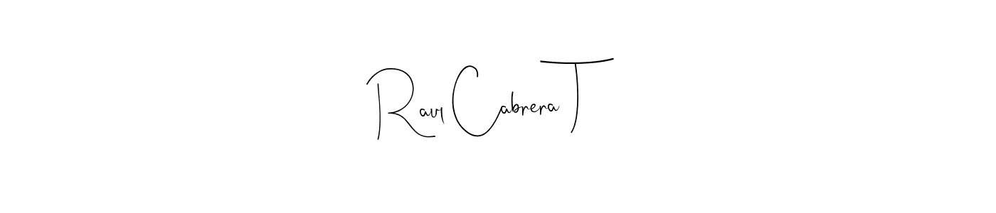 You can use this online signature creator to create a handwritten signature for the name Raul Cabrera T. This is the best online autograph maker. Raul Cabrera T signature style 4 images and pictures png