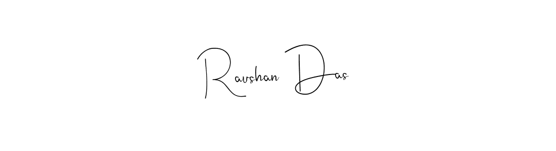 Make a beautiful signature design for name Raushan Das. With this signature (Andilay-7BmLP) style, you can create a handwritten signature for free. Raushan Das signature style 4 images and pictures png