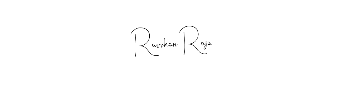 Similarly Andilay-7BmLP is the best handwritten signature design. Signature creator online .You can use it as an online autograph creator for name Raushan Raja. Raushan Raja signature style 4 images and pictures png
