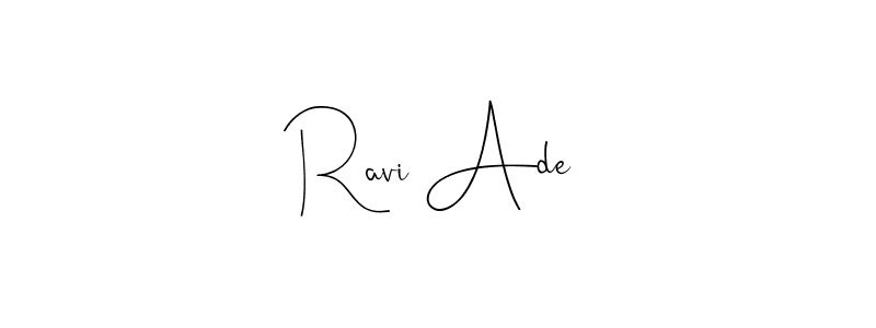 How to Draw Ravi Ade signature style? Andilay-7BmLP is a latest design signature styles for name Ravi Ade. Ravi Ade signature style 4 images and pictures png