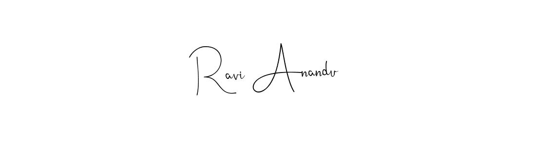 The best way (Andilay-7BmLP) to make a short signature is to pick only two or three words in your name. The name Ravi Anandu include a total of six letters. For converting this name. Ravi Anandu signature style 4 images and pictures png