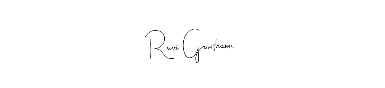 Andilay-7BmLP is a professional signature style that is perfect for those who want to add a touch of class to their signature. It is also a great choice for those who want to make their signature more unique. Get Ravi Gowthami name to fancy signature for free. Ravi Gowthami signature style 4 images and pictures png
