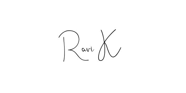 This is the best signature style for the Ravi K name. Also you like these signature font (Andilay-7BmLP). Mix name signature. Ravi K signature style 4 images and pictures png