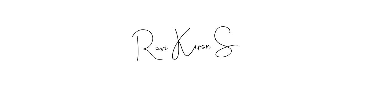 Best and Professional Signature Style for Ravi Kiran S. Andilay-7BmLP Best Signature Style Collection. Ravi Kiran S signature style 4 images and pictures png