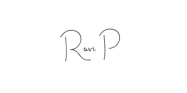 Andilay-7BmLP is a professional signature style that is perfect for those who want to add a touch of class to their signature. It is also a great choice for those who want to make their signature more unique. Get Ravi P name to fancy signature for free. Ravi P signature style 4 images and pictures png