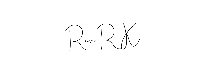 Make a beautiful signature design for name Ravi R K. Use this online signature maker to create a handwritten signature for free. Ravi R K signature style 4 images and pictures png