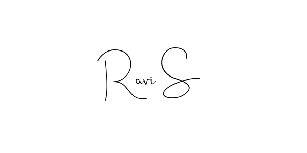 It looks lik you need a new signature style for name Ravi S. Design unique handwritten (Andilay-7BmLP) signature with our free signature maker in just a few clicks. Ravi S signature style 4 images and pictures png