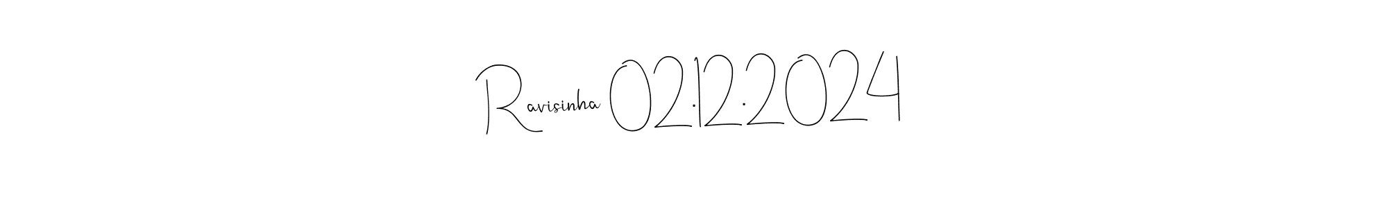 Use a signature maker to create a handwritten signature online. With this signature software, you can design (Andilay-7BmLP) your own signature for name Ravisinha 02.12.2024. Ravisinha 02.12.2024 signature style 4 images and pictures png