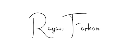 Get inspired by this graceful Andilay-7BmLP signature style for name Rayan Farhan. Smooth loops and balanced proportions for everyday use. Rayan Farhan signature style 4 images and pictures png