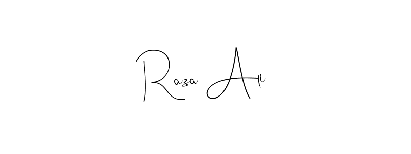 Also we have Raza Ali name is the best signature style. Create professional handwritten signature collection using Andilay-7BmLP autograph style. Raza Ali signature style 4 images and pictures png