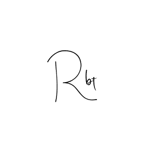 Rbt stylish signature style. Best Handwritten Sign (Andilay-7BmLP) for my name. Handwritten Signature Collection Ideas for my name Rbt. Rbt signature style 4 images and pictures png