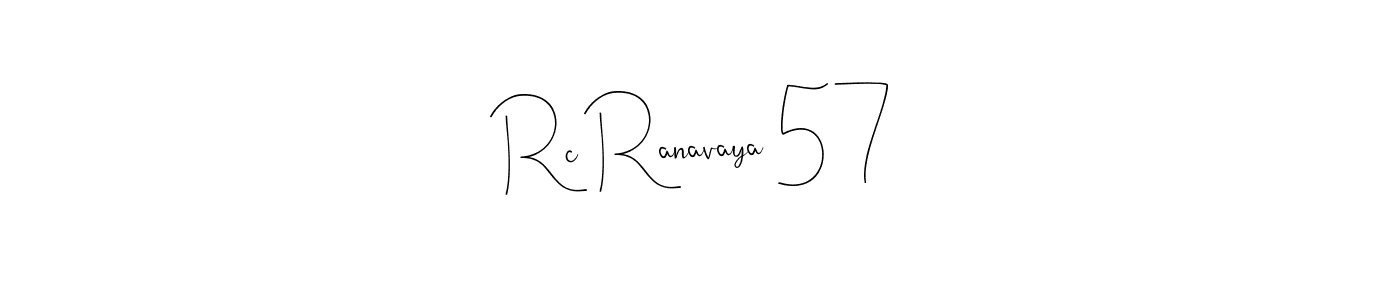 Once you've used our free online signature maker to create your best signature Andilay-7BmLP style, it's time to enjoy all of the benefits that Rc Ranavaya 57 name signing documents. Rc Ranavaya 57 signature style 4 images and pictures png