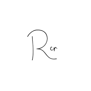 You should practise on your own different ways (Andilay-7BmLP) to write your name (Rcr) in signature. don't let someone else do it for you. Rcr signature style 4 images and pictures png