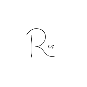 How to make Rcs signature? Andilay-7BmLP is a professional autograph style. Create handwritten signature for Rcs name. Rcs signature style 4 images and pictures png