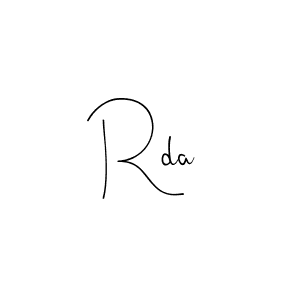 The best way (Andilay-7BmLP) to make a short signature is to pick only two or three words in your name. The name Rda include a total of six letters. For converting this name. Rda signature style 4 images and pictures png